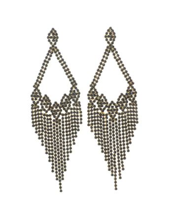 Rhinestone Post Earrings