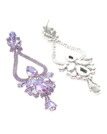 Large Chandelier Rhinestone Earring