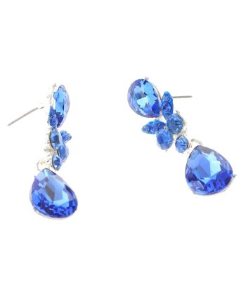 Rhinestone Drop Post Earrings