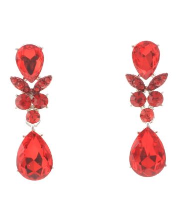 Rhinestone Drop Post Earrings