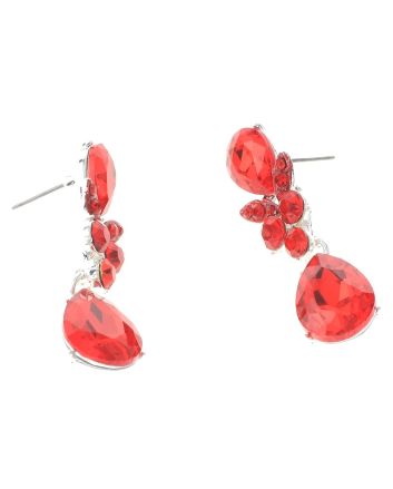 Rhinestone Drop Post Earrings