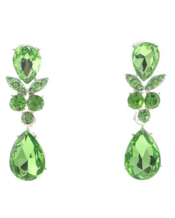 Rhinestone Drop Post Earrings