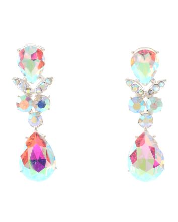 Rhinestone Drop Post Earrings