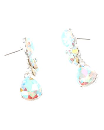 Rhinestone Drop Post Earrings