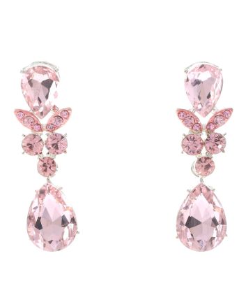 Rhinestone Drop Post Earrings