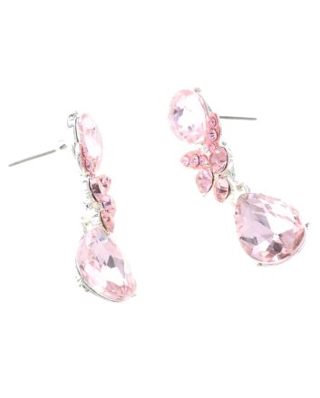Rhinestone Drop Post Earrings