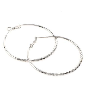Silver Plated Hoop Earrings