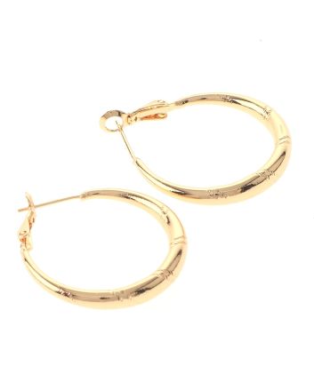 Gold Plated Hoop Earrings
