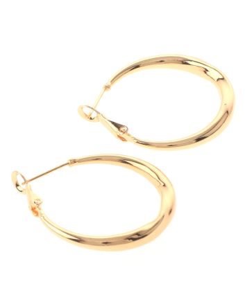 Gold Plated Hoop Earrings