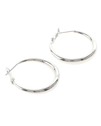 Silver Plated Hoop Earrings