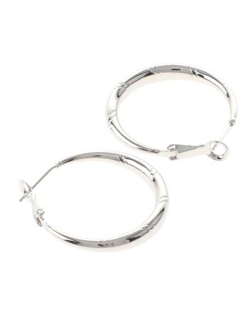 Silver Plated Hoop Earrings