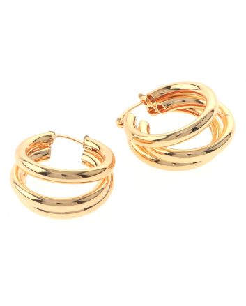 Gold Plated Hoop Earrings