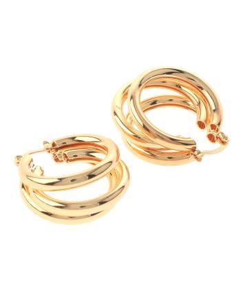 Gold Plated Hoop Earrings