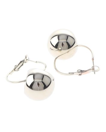 Silver Plated Hoop Earrings