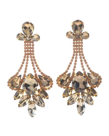Rhinestone Post Earrings