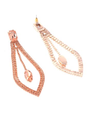 Rhinestone Post Earrings