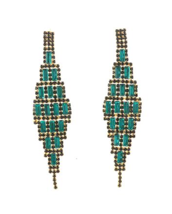 Rhinestone Post Earrings