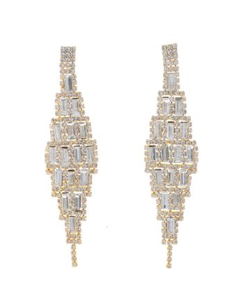 Rhinestone Post Earrings
