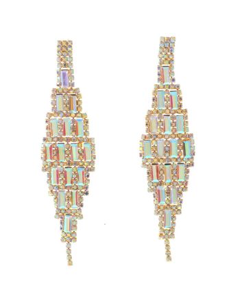 Rhinestone Post Earrings