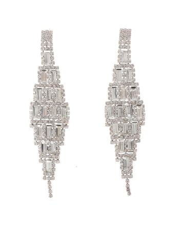 Rhinestone Post Earrings