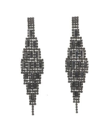 Rhinestone Post Earrings