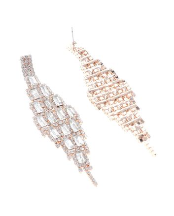 Rhinestone Post Earrings