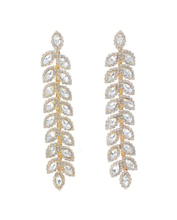 Large Chandelier Rhinestone Earring