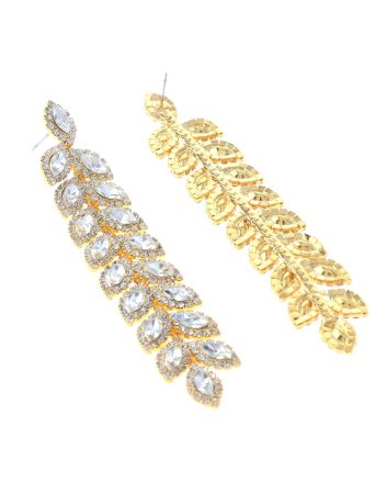 Large Chandelier Rhinestone Earring