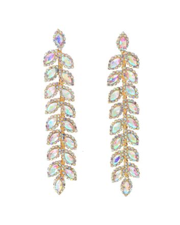 Large Chandelier Rhinestone Earring