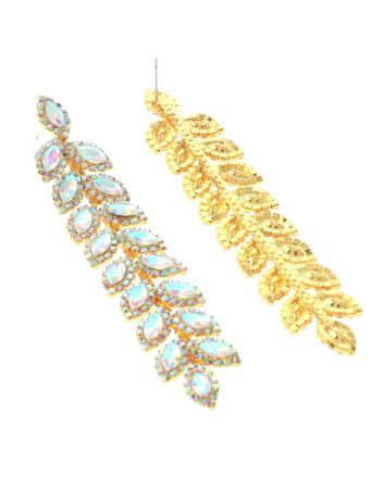 Large Chandelier Rhinestone Earring