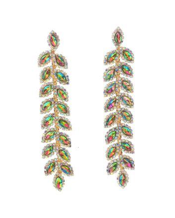 Large Chandelier Rhinestone Earring