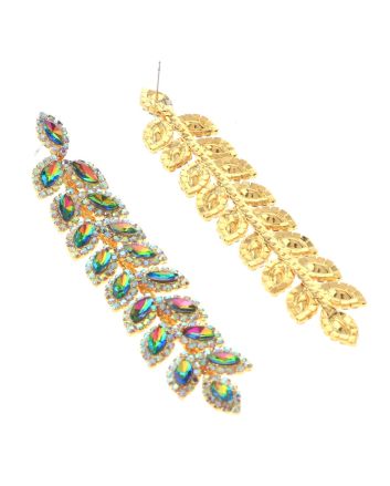 Large Chandelier Rhinestone Earring