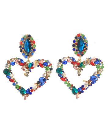 Rhinestone Post Earrings