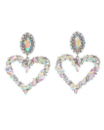 Rhinestone Post Earrings