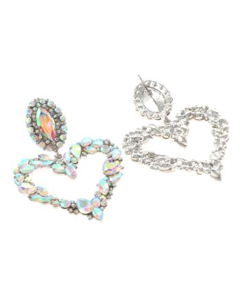 Rhinestone Post Earrings