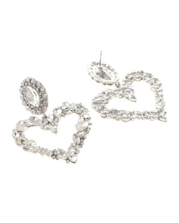 Rhinestone Post Earrings