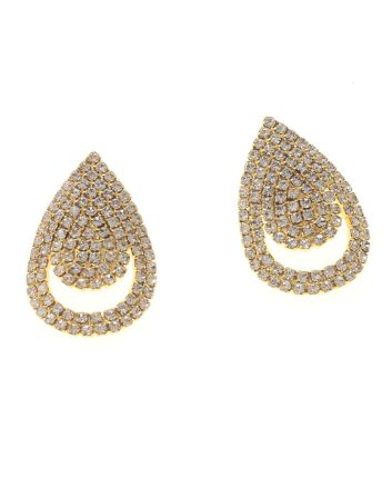 Rhinestone Drop Earrings