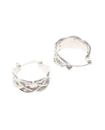 Silver Plated Hoop Earrings