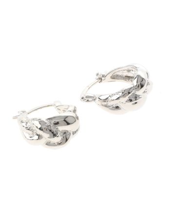 Silver Plated Hoop Earrings