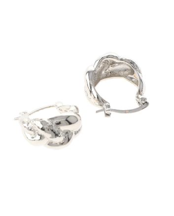 Silver Plated Hoop Earrings