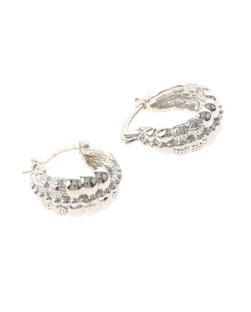 Silver Plated Hoop Earrings
