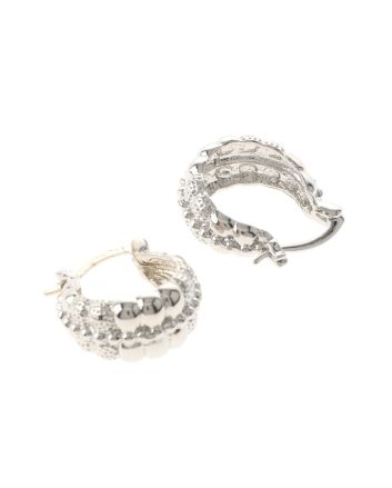 Silver Plated Hoop Earrings