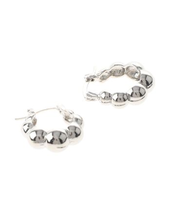 Silver Plated Hoop Earrings