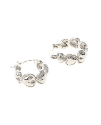 Silver Plated Hoop Earrings