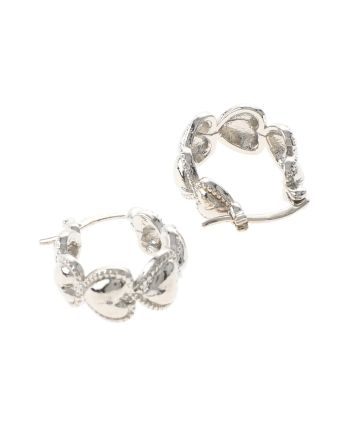 Silver Plated Hoop Earrings