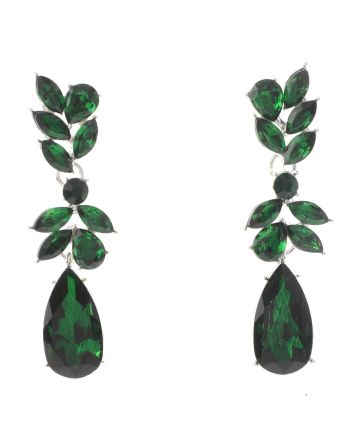 Crystal Drop Post Earrings