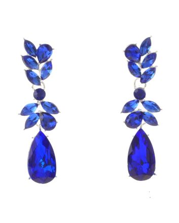 Crystal Drop Post Earrings