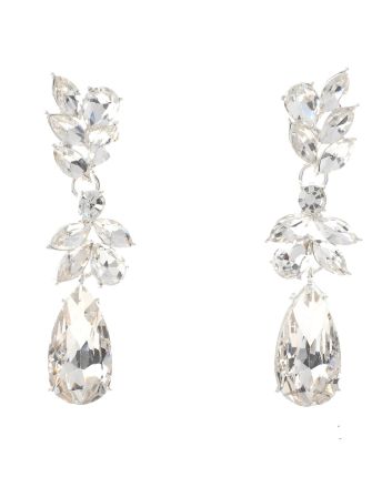 Crystal Drop Post Earrings