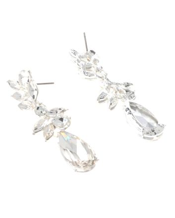 Crystal Drop Post Earrings