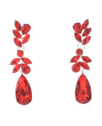 Crystal Drop Post Earrings